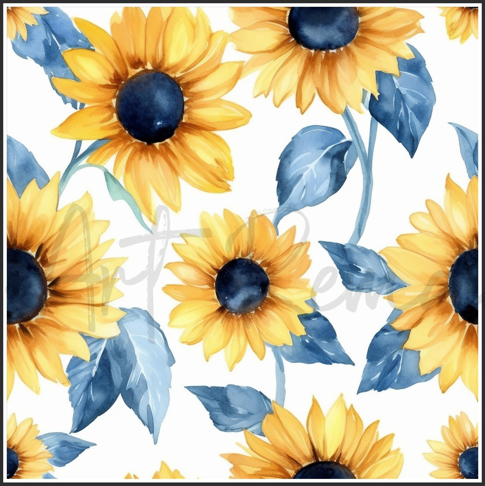 Bicolor Sunflower Art Digital Paper pack, seamless pattern / tiles, 3072 x 3072 pixels, 300dpi, JPEG, SVG, 29 images - ArtRemade