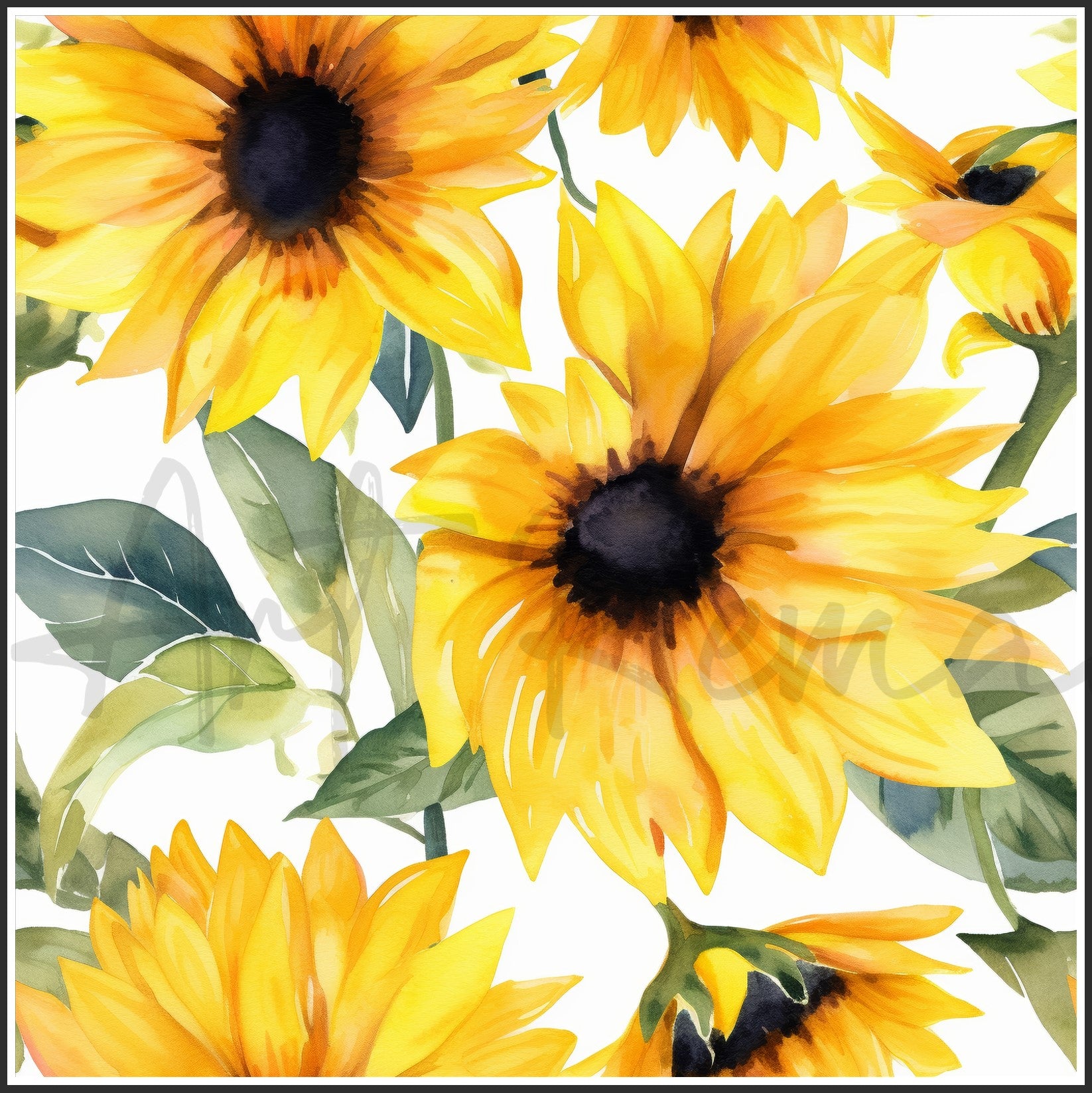 Bicolor Sunflower Art Digital Paper pack, seamless pattern / tiles, 3072 x 3072 pixels, 300dpi, JPEG, SVG, 29 images - ArtRemade
