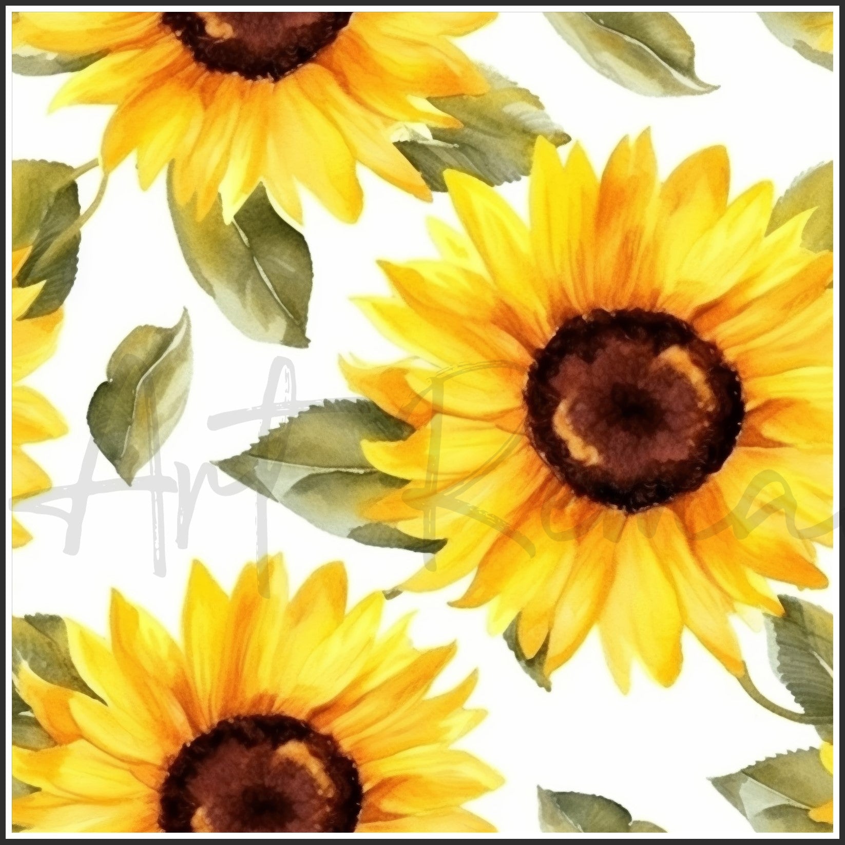 Bicolor Sunflower Art Digital Paper pack, seamless pattern / tiles, 3072 x 3072 pixels, 300dpi, JPEG, SVG, 29 images - ArtRemade