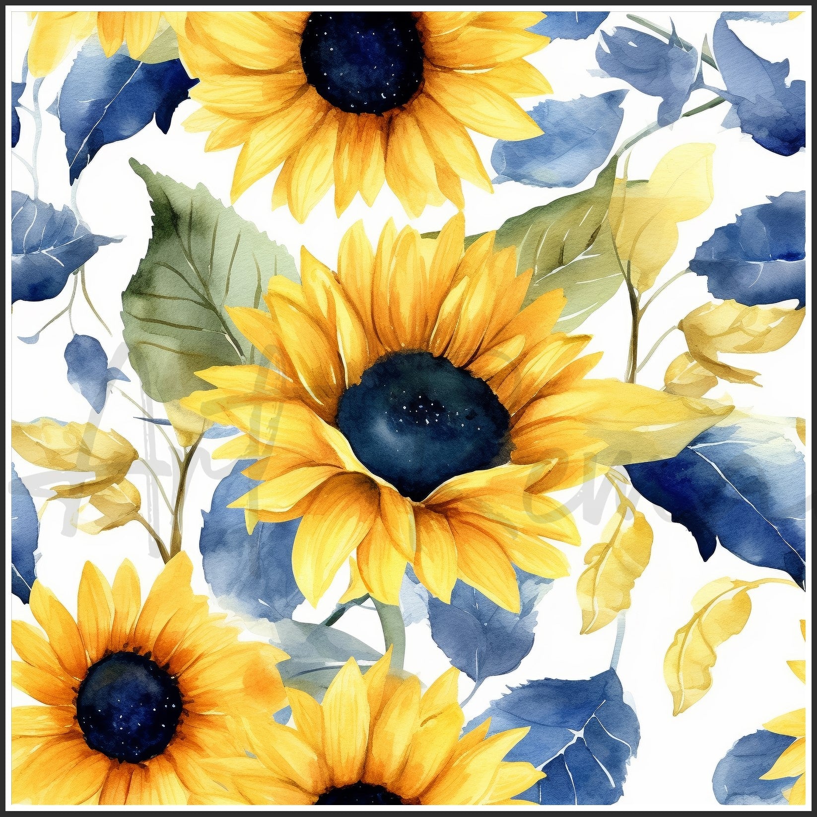 Bicolor Sunflower Art Digital Paper pack, seamless pattern / tiles, 3072 x 3072 pixels, 300dpi, JPEG, SVG, 29 images - ArtRemade