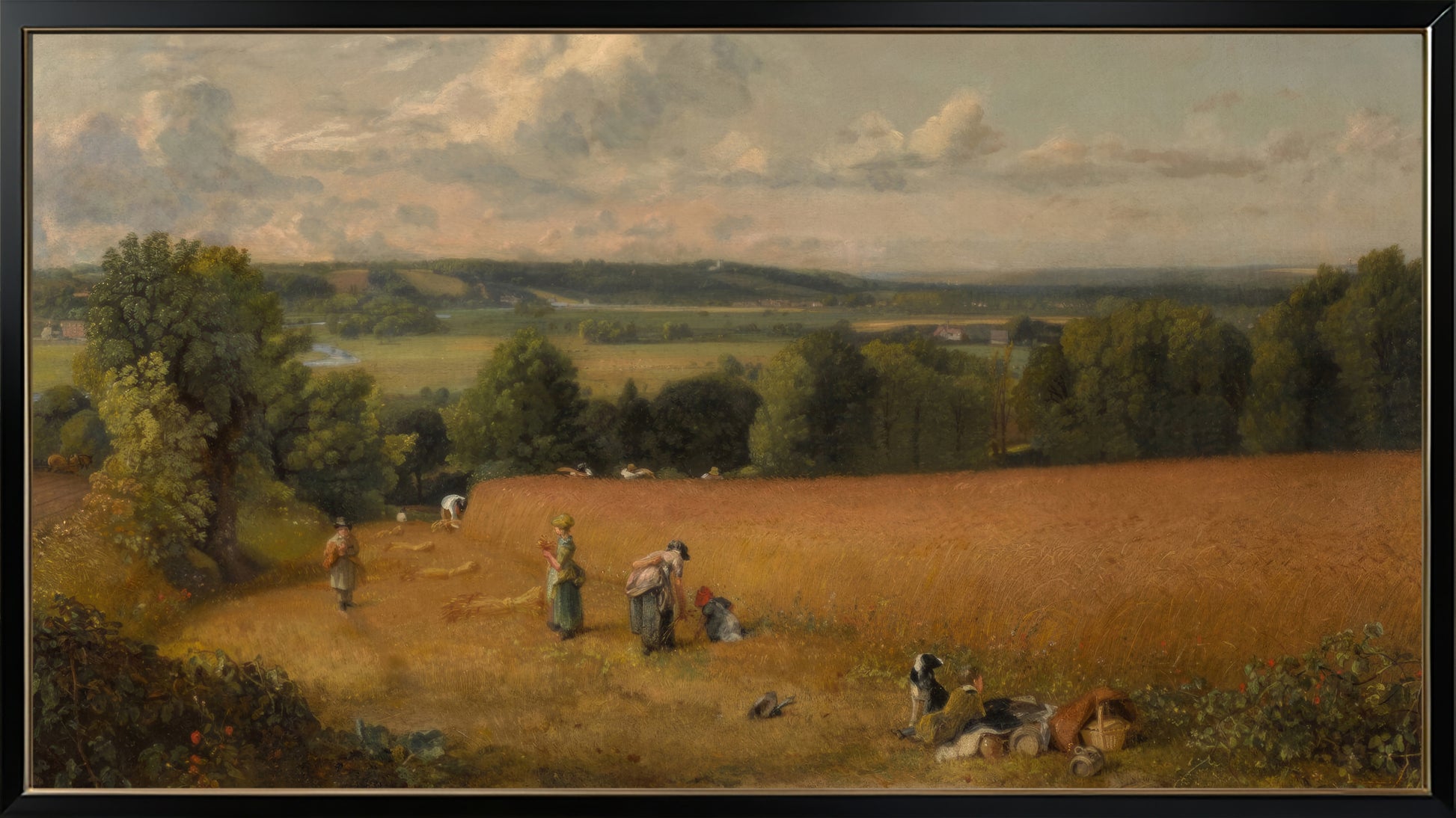John Constable 16:9 Tv Art, set of 5 framed images - ArtRemade