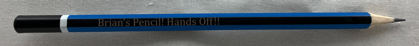 HB Pencils laser engraved with any message, great gift idea