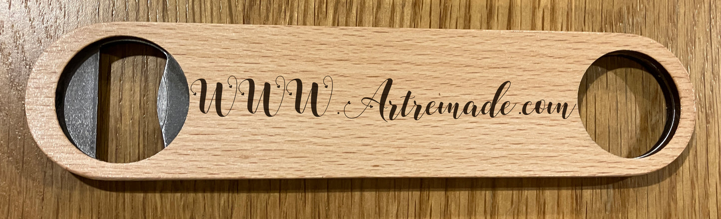 Custom bottle openers, laser engraved to order. Great gifts for travellers, weddings, birthdays, house warming - ArtRemade