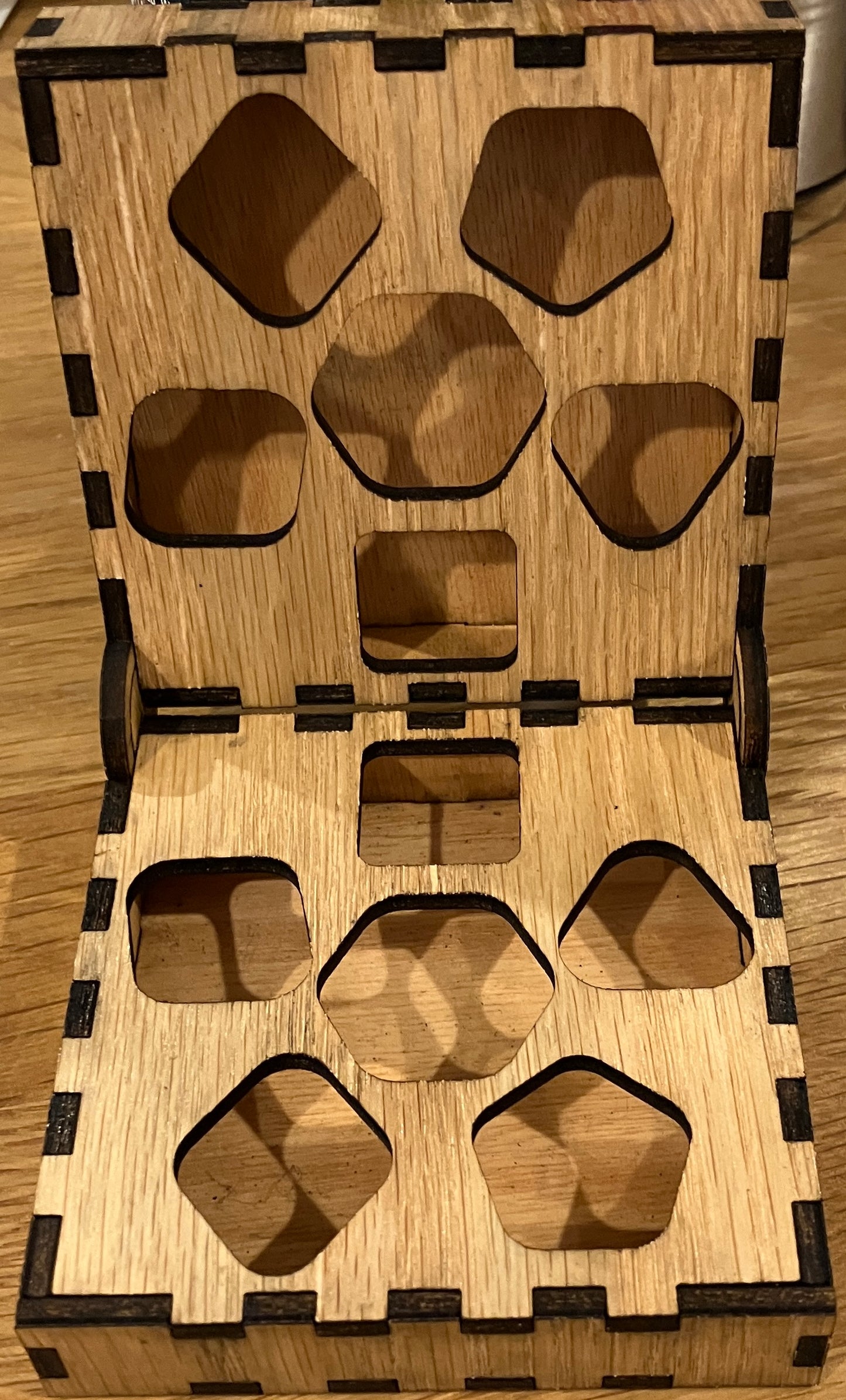 Custom made dice boxes, laser cut, made to order, 3mm MDF ready to paint. Great gift for any board gamer - ArtRemade