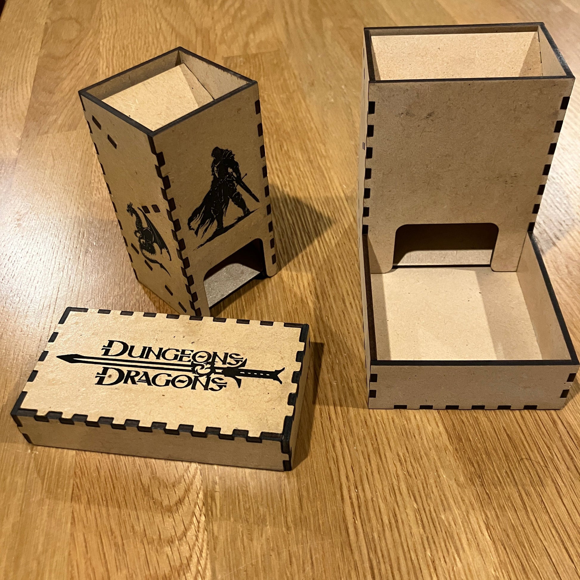 FREE Laser cut files for Dice towers - ArtRemade