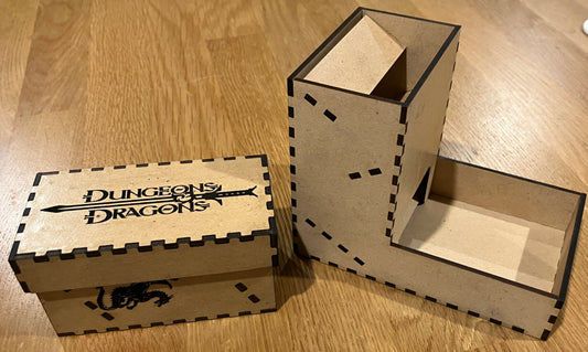 FREE Laser cut files for Dice towers - ArtRemade