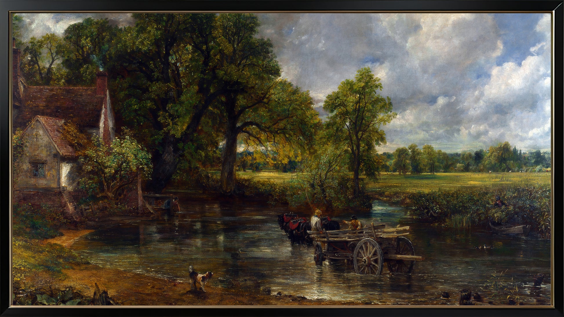 John Constable 16:9 Tv Art, set of 5 framed images - ArtRemade