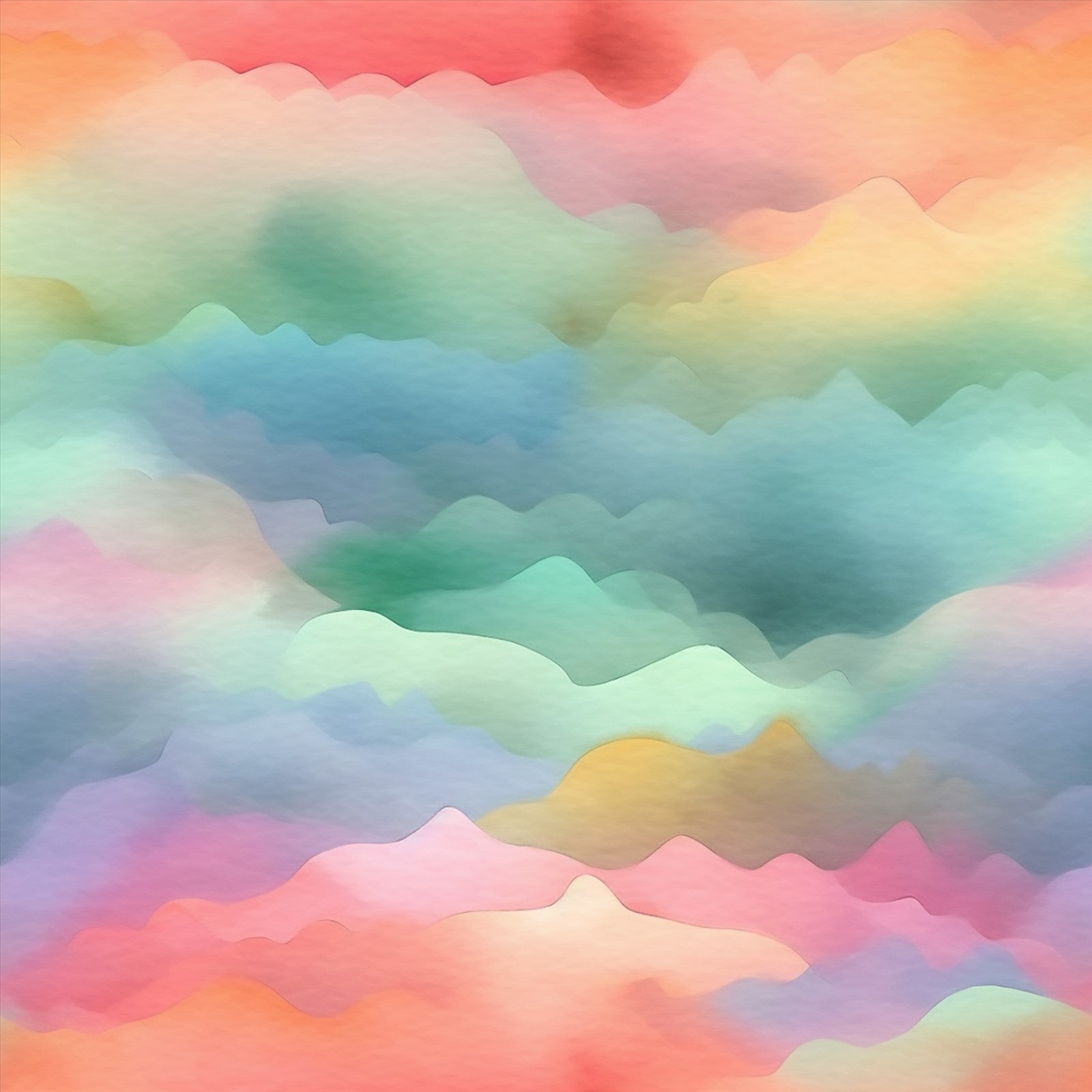 Water color pastel Art Digital Paper pack, seamless pattern / tiles, 3072 x 3072 pixels, 300dpi, JPEG, SVG, 48 images - ArtRemade