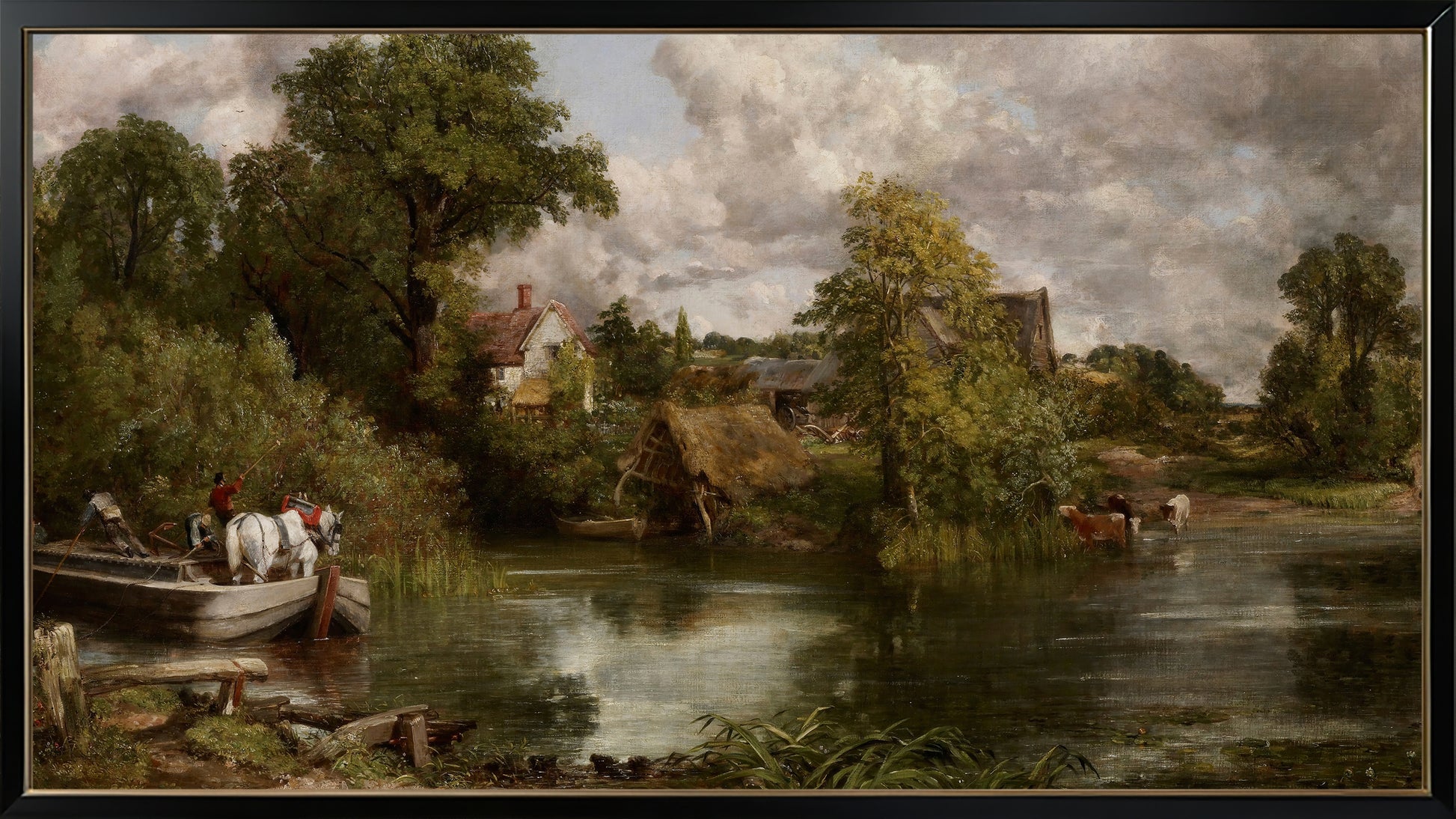 John Constable 16:9 Tv Art, set of 5 framed images - ArtRemade