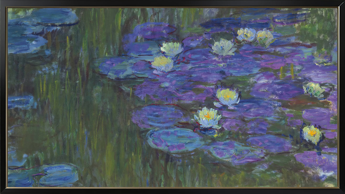 Claude Monet 16:9 Tv Art, set of 5 framed images - ArtRemade