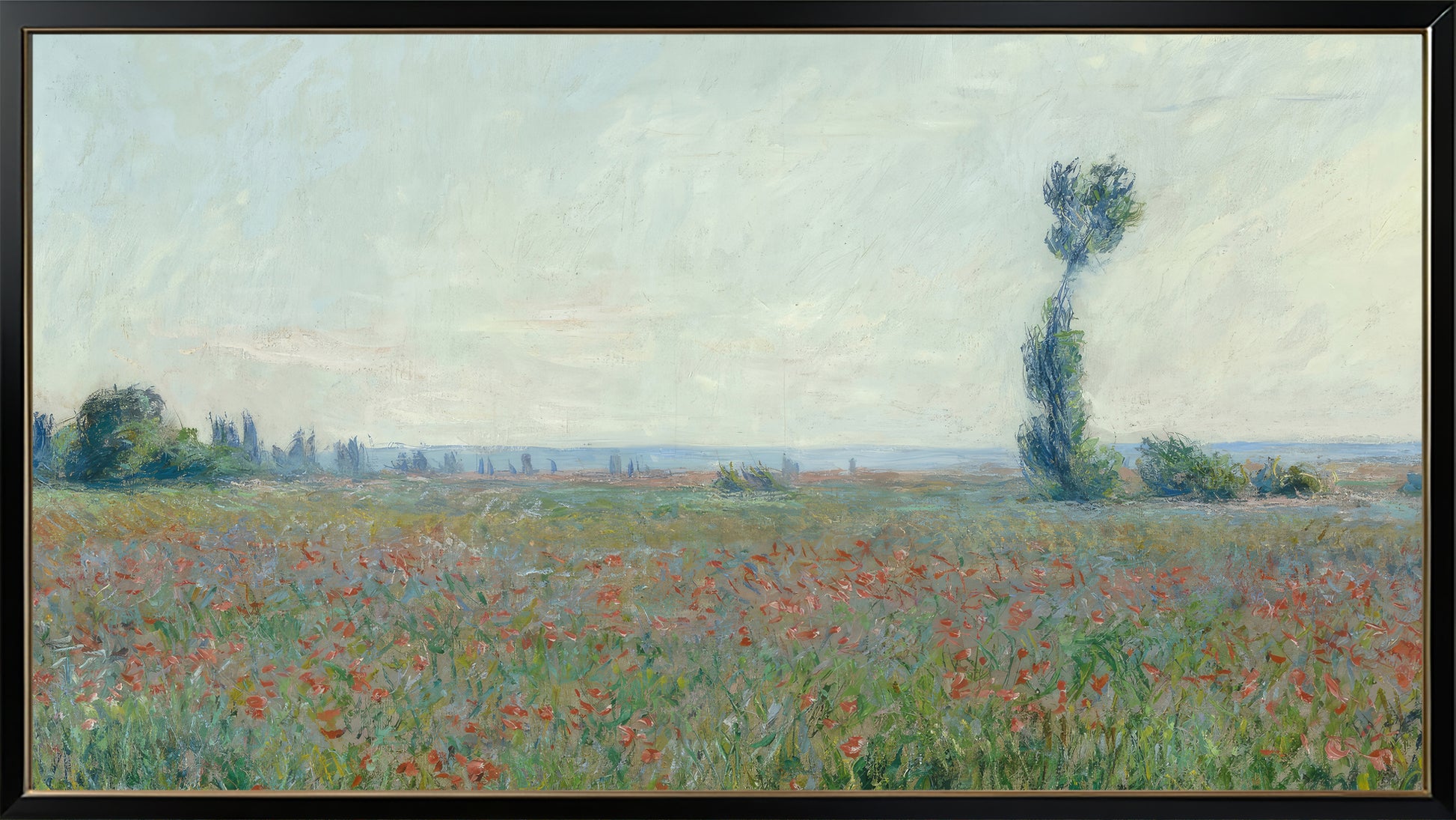 Claude Monet 16:9 Tv Art, set of 5 framed images - ArtRemade