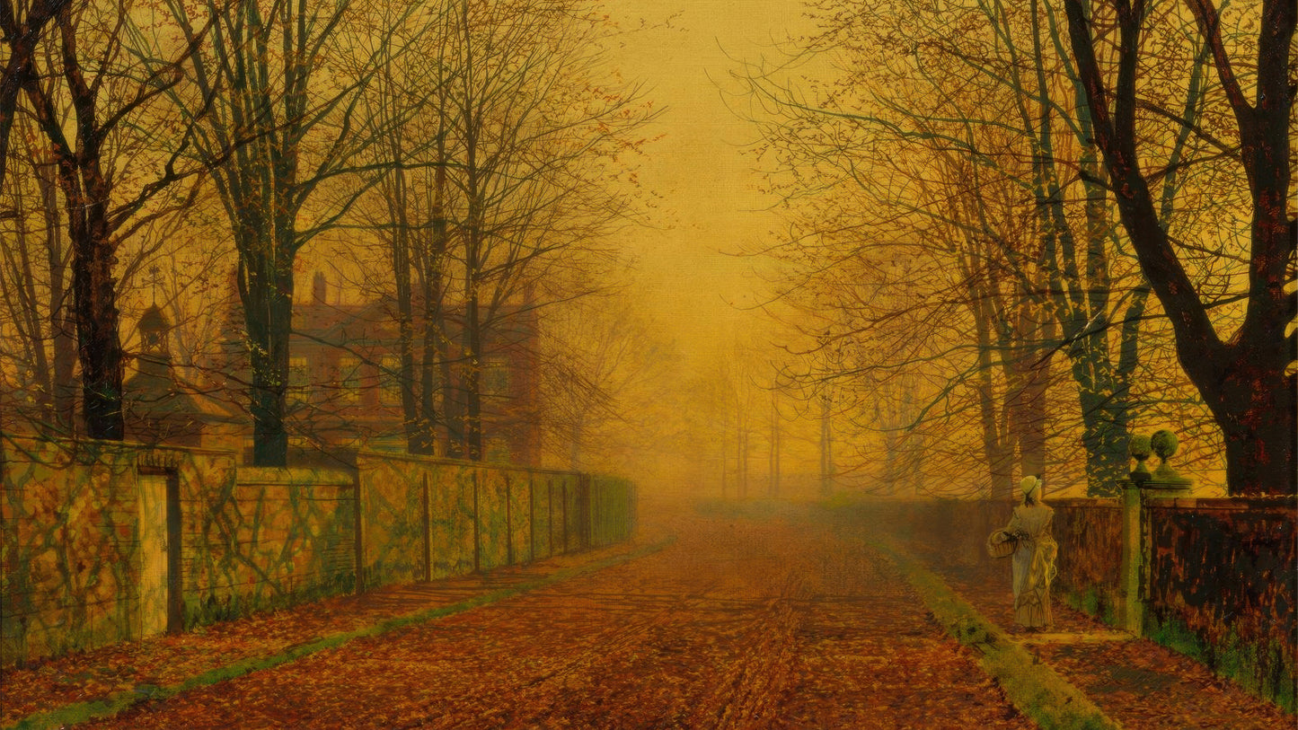 Tranquil Evenings – Soft pastels and impressionist landscapes at dusk 16:9 Tv Art, set of 4 unframed images, Monet, Grimshaw, Pissarro, McNeill - ArtRemade