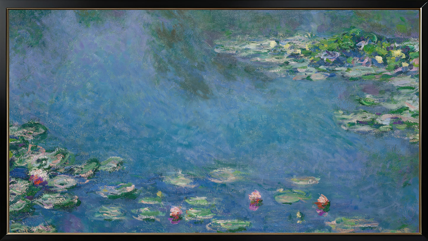 Claude Monet 16:9 Tv Art, set of 5 framed images - ArtRemade